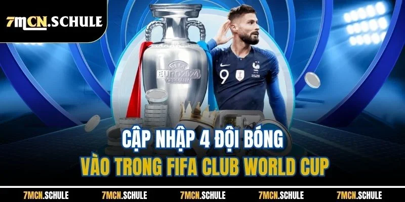 Tin Tức Bóng Đá Hôm Nay 7M - Tất Tần Tật Dữ Liệu Mới Nhất 8 Cập nhập 4 đội bóng vào trong FIFA Club World Cup